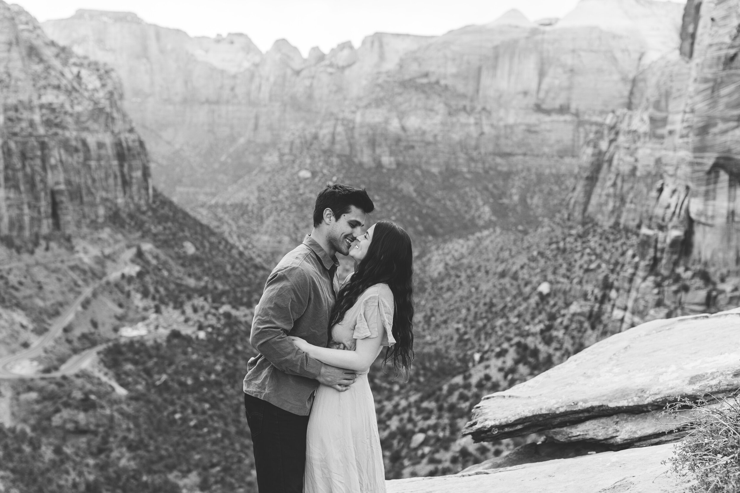 Kylee + Andrew - Zion National Park, Utah Canyon Overlook Adventure Session23.jpg