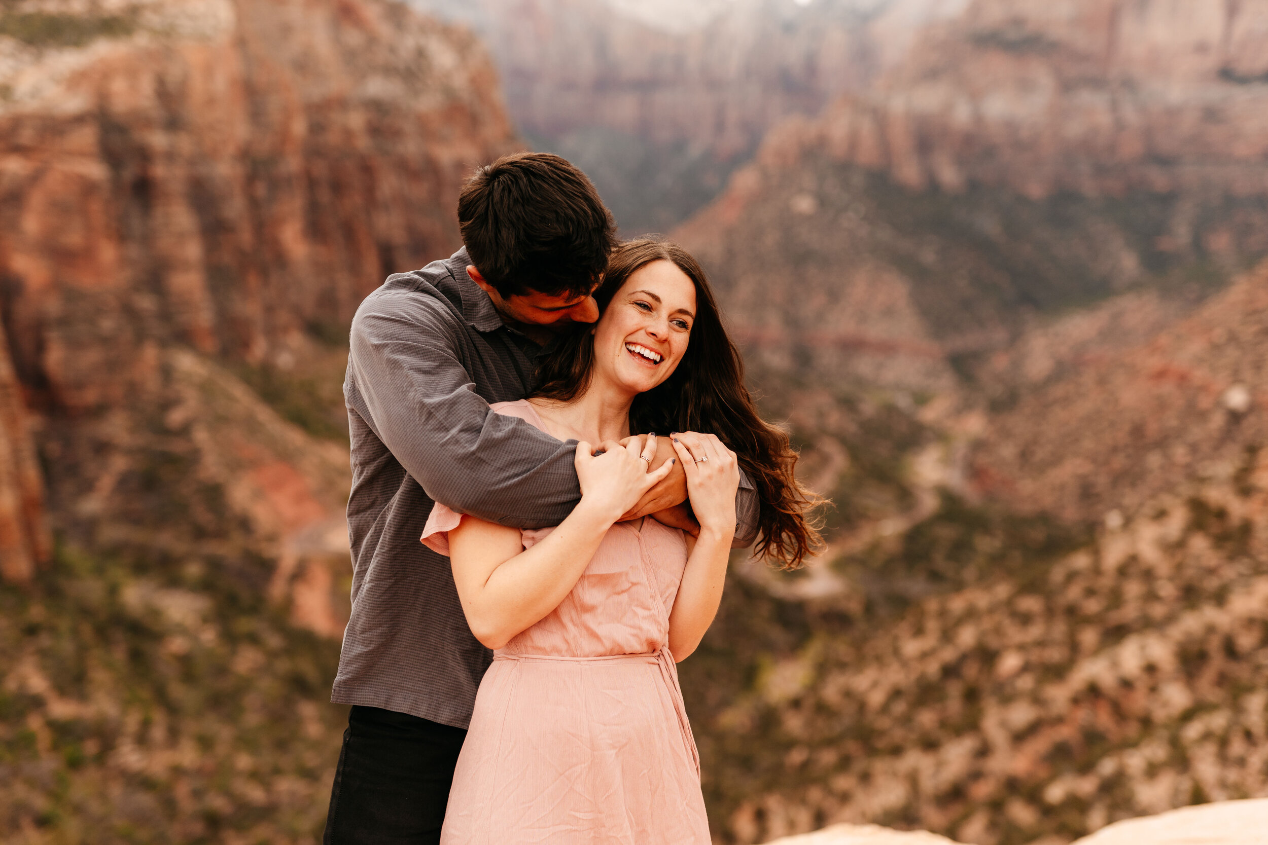Kylee + Andrew - Zion National Park, Utah Canyon Overlook Adventure Session5.jpg