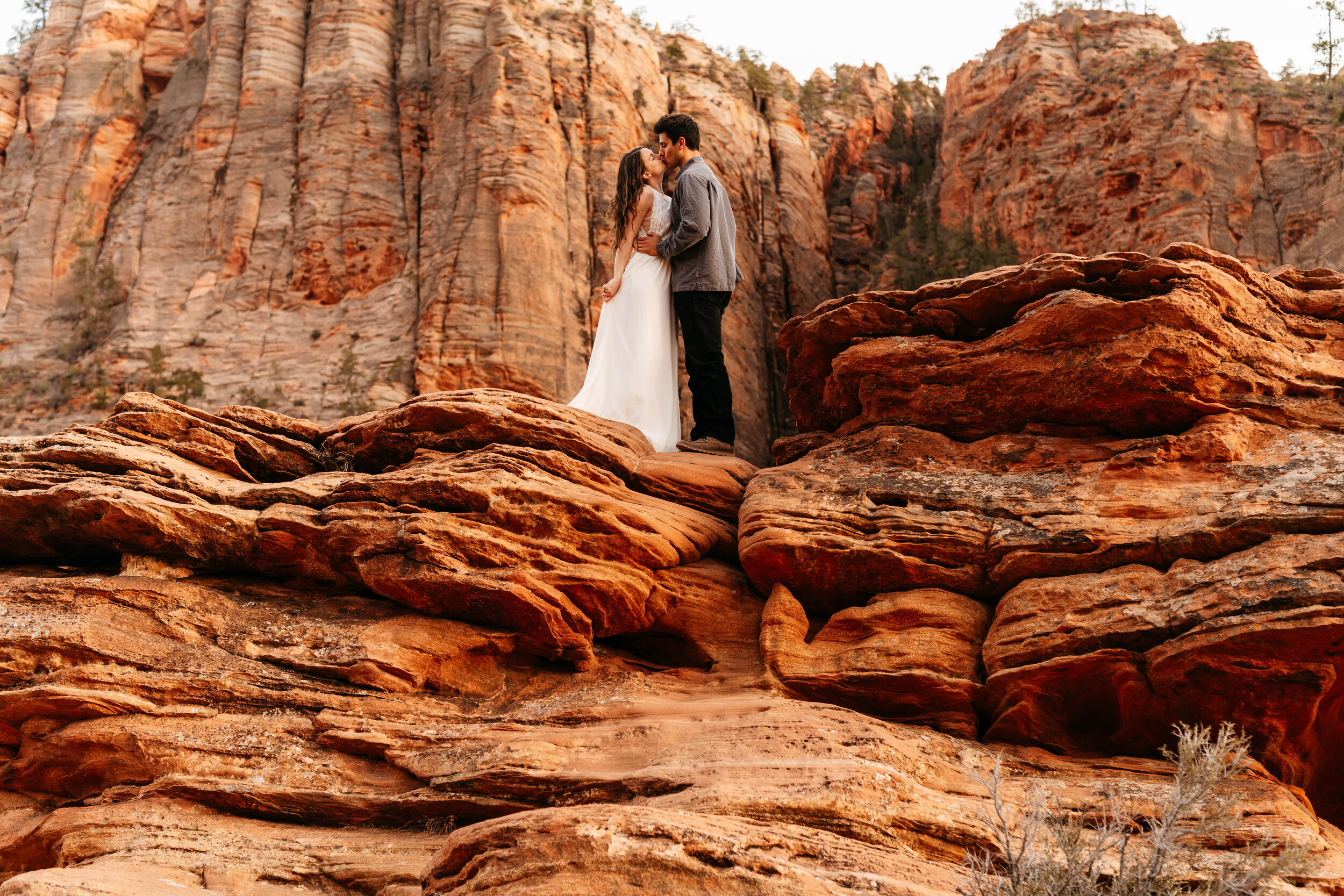 Kylee + Andrew - Zion National Park, Utah Canyon Overlook Adventure Session51.jpg