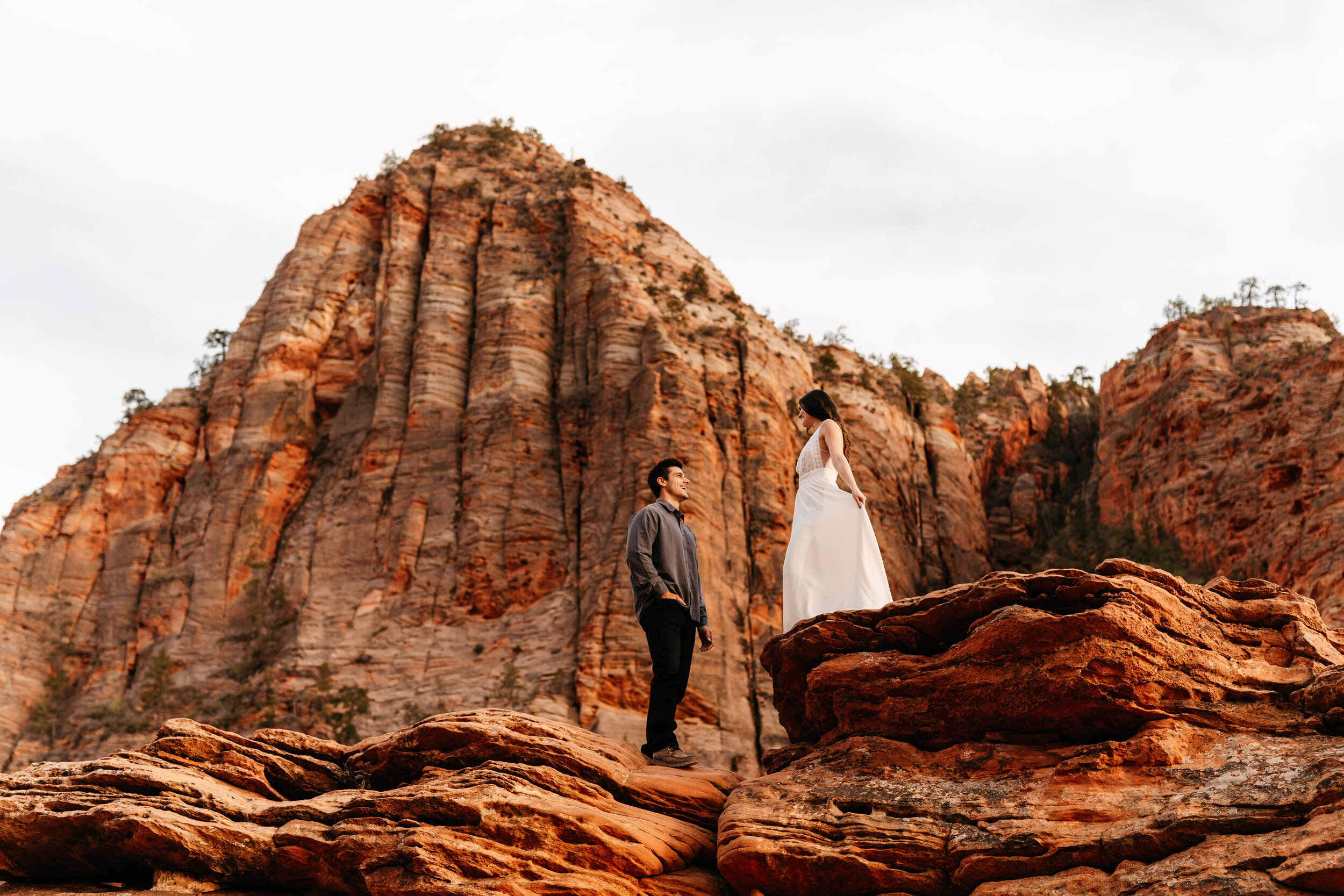 Kylee + Andrew - Zion National Park, Utah Canyon Overlook Adventure Session52.jpg