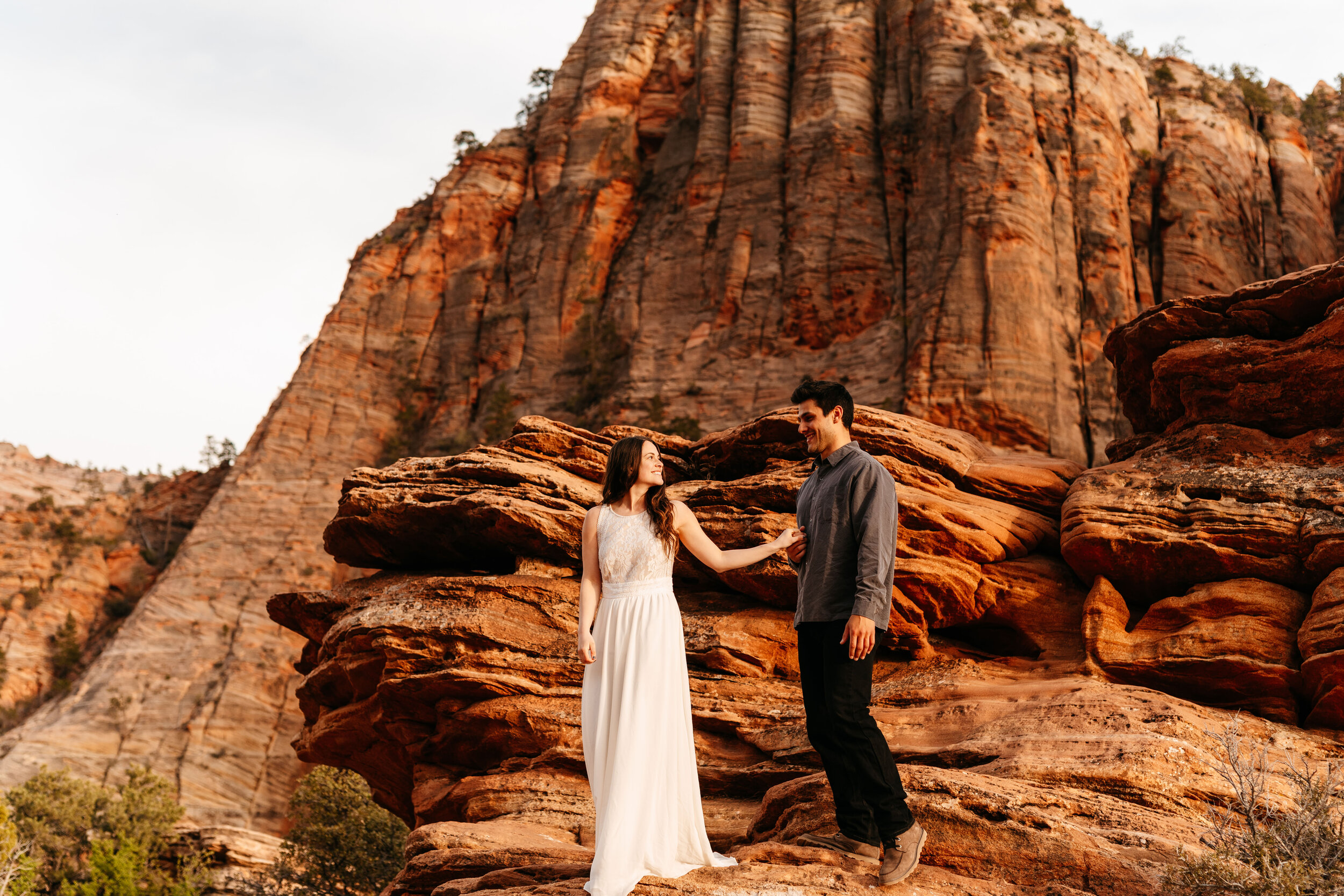 Kylee + Andrew - Zion National Park, Utah Canyon Overlook Adventure Session57.jpg