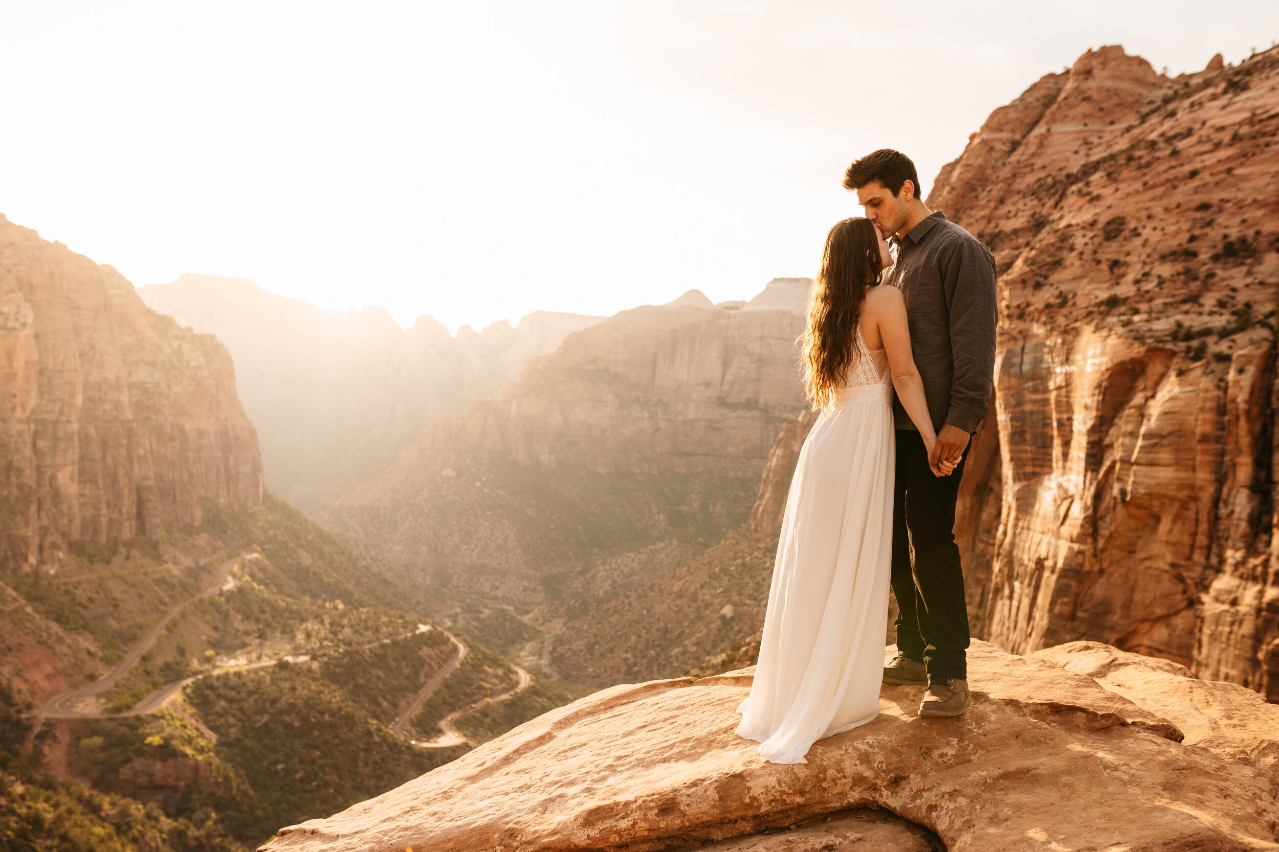 Kylee + Andrew - Zion National Park, Utah Canyon Overlook Adventure Session62.jpg