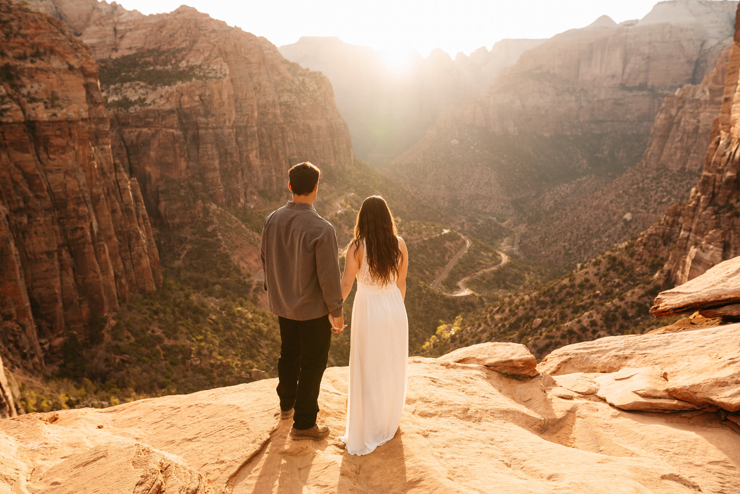 Kylee + Andrew - Zion National Park, Utah Canyon Overlook Adventure Session70.jpg