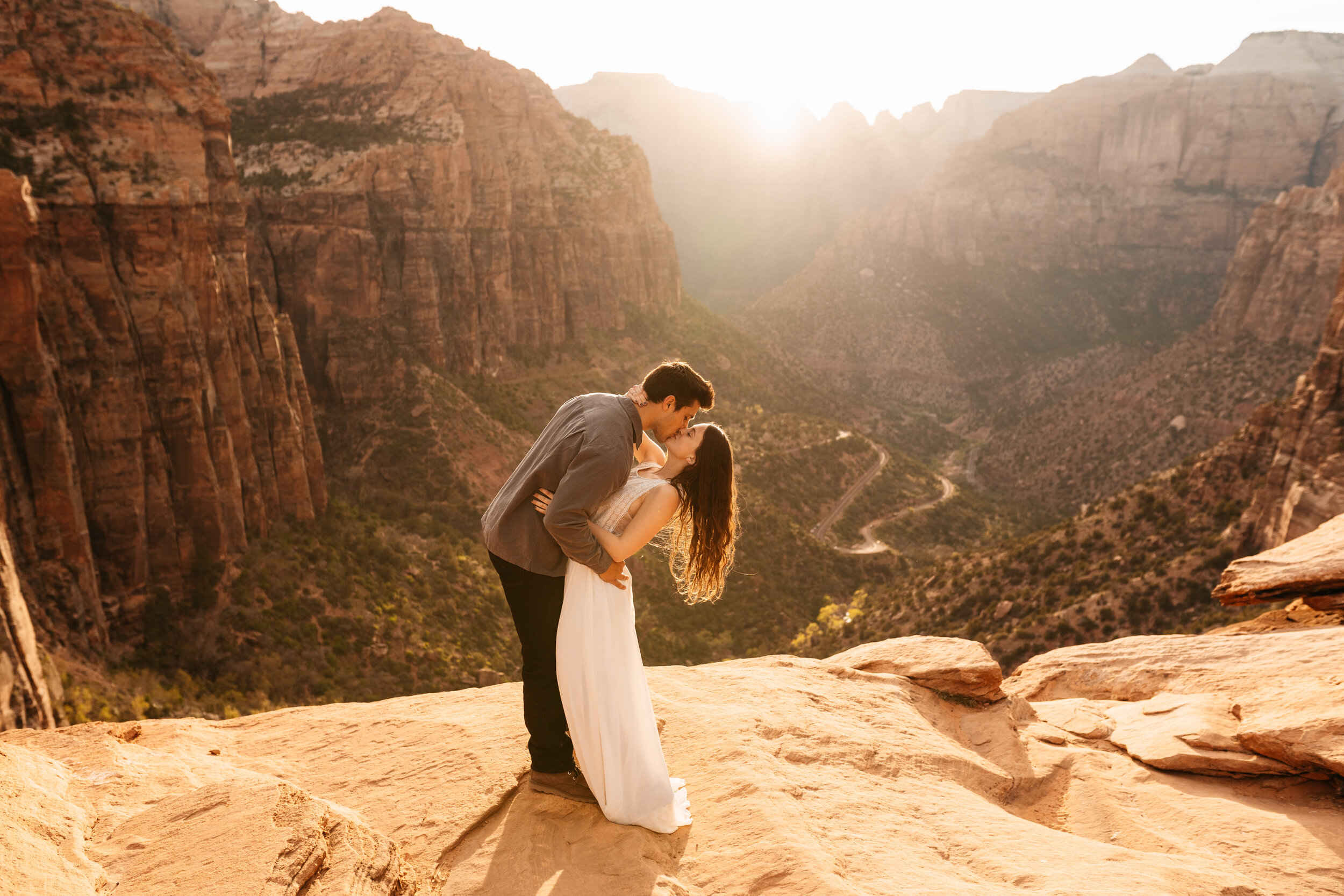 Kylee + Andrew - Zion National Park, Utah Canyon Overlook Adventure Session72.jpg