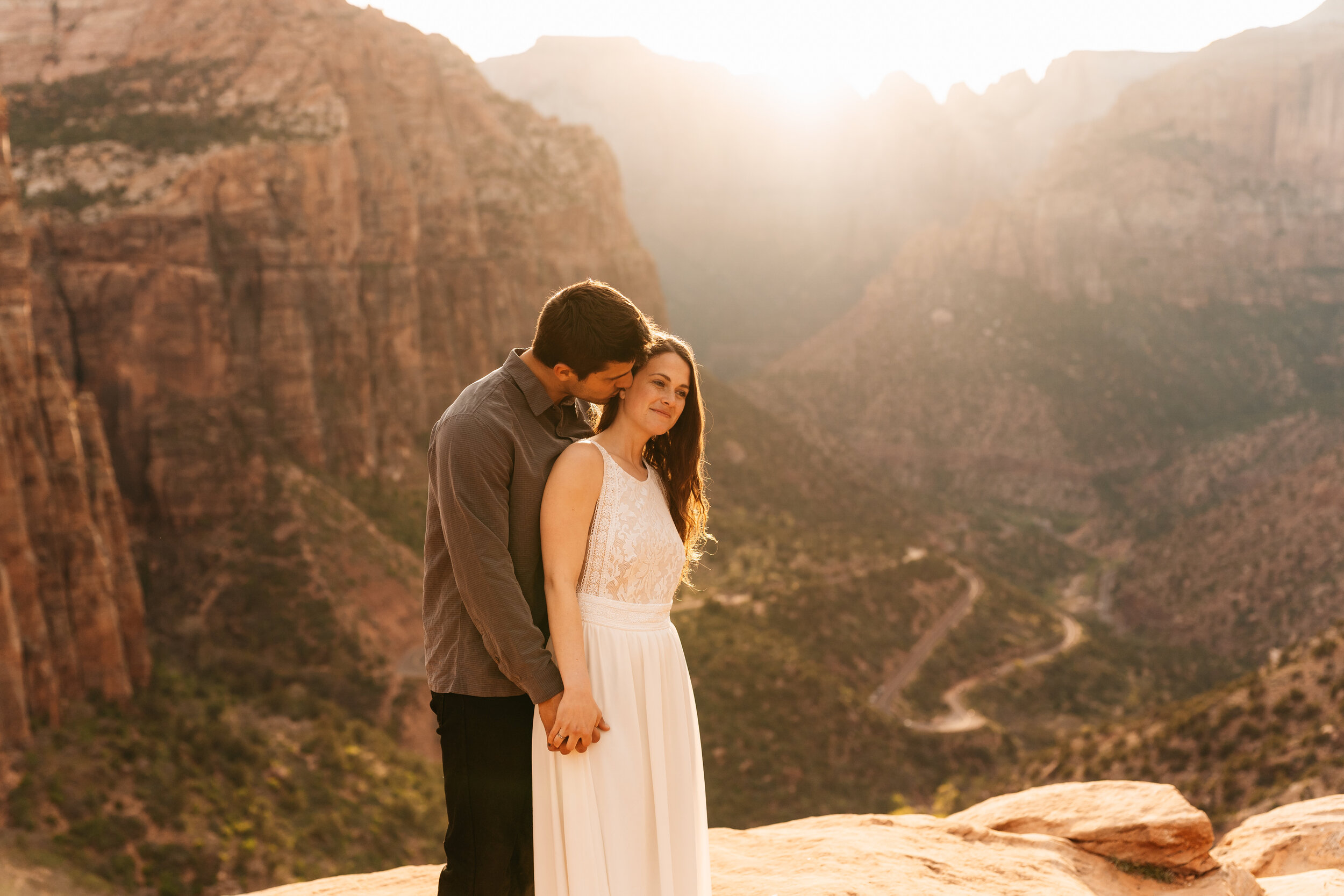 Kylee + Andrew - Zion National Park, Utah Canyon Overlook Adventure Session73.jpg