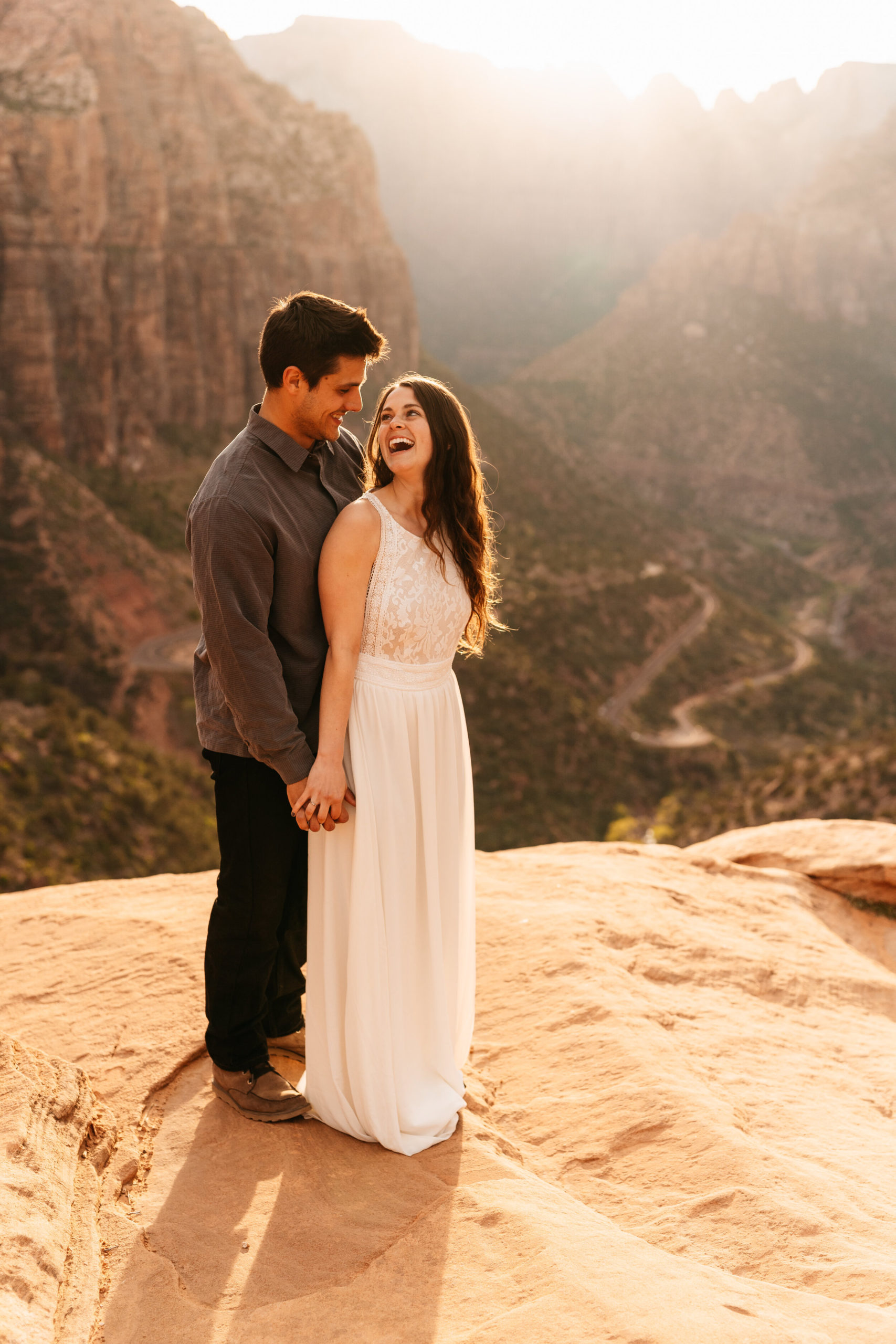 Kylee + Andrew - Zion National Park, Utah Canyon Overlook Adventure Session74.jpg