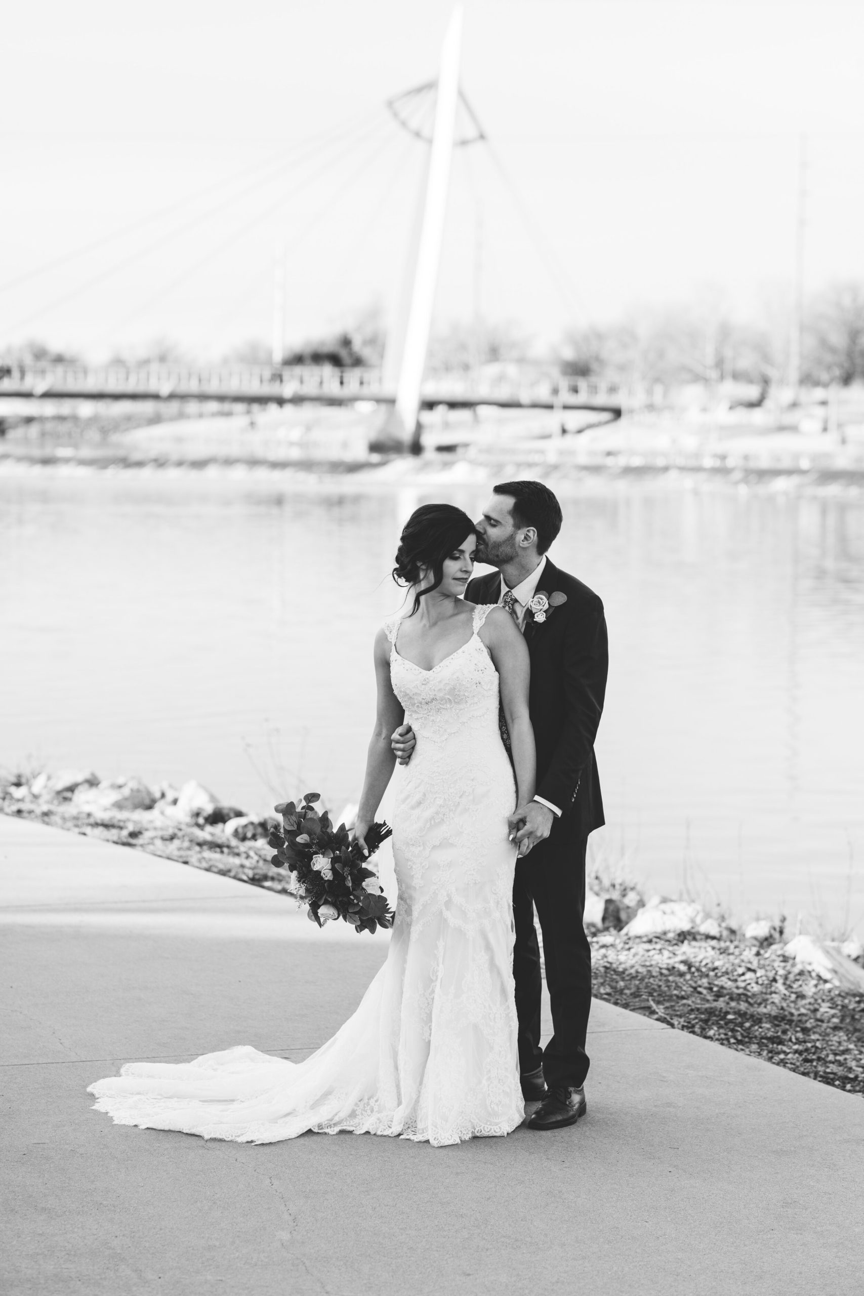 Brooke & John Pine - Modern Winter Wedding at The Exploration Place Wichita, Kansas75.jpg