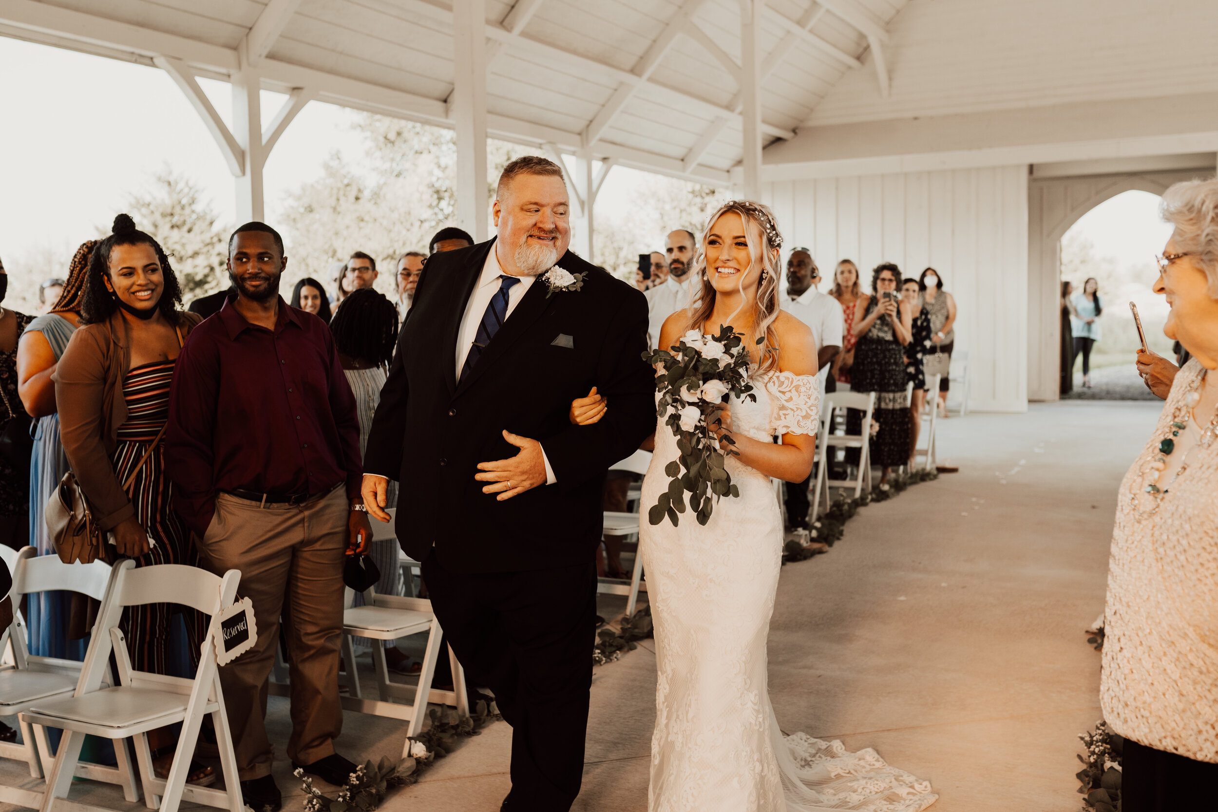 Hayley + Lorenzo - Summer White Chapel Wedding at Stone Hill Barn in Augusta, Kansas144.jpg