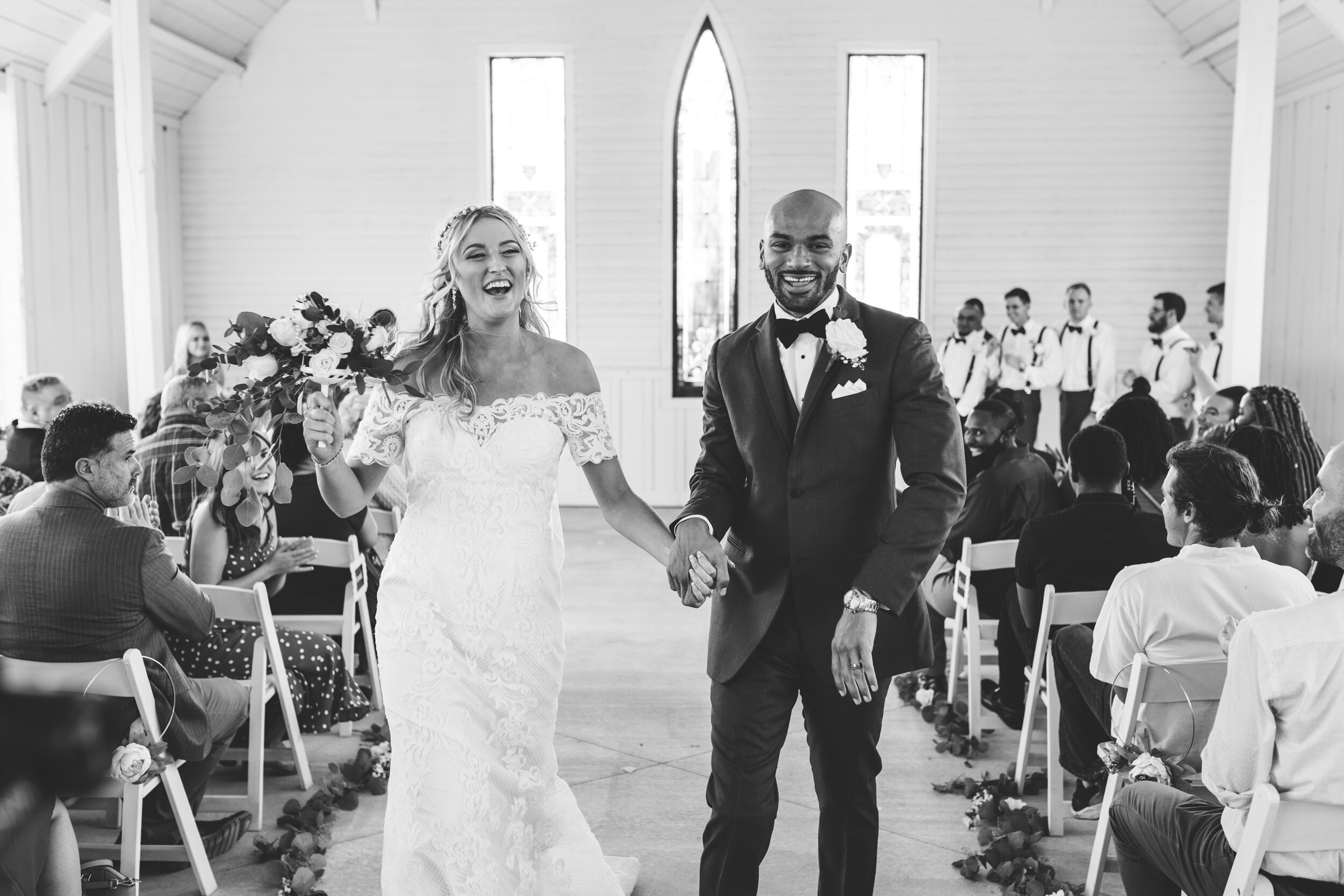 Hayley + Lorenzo - Summer White Chapel Wedding at Stone Hill Barn in Augusta, Kansas165.jpg