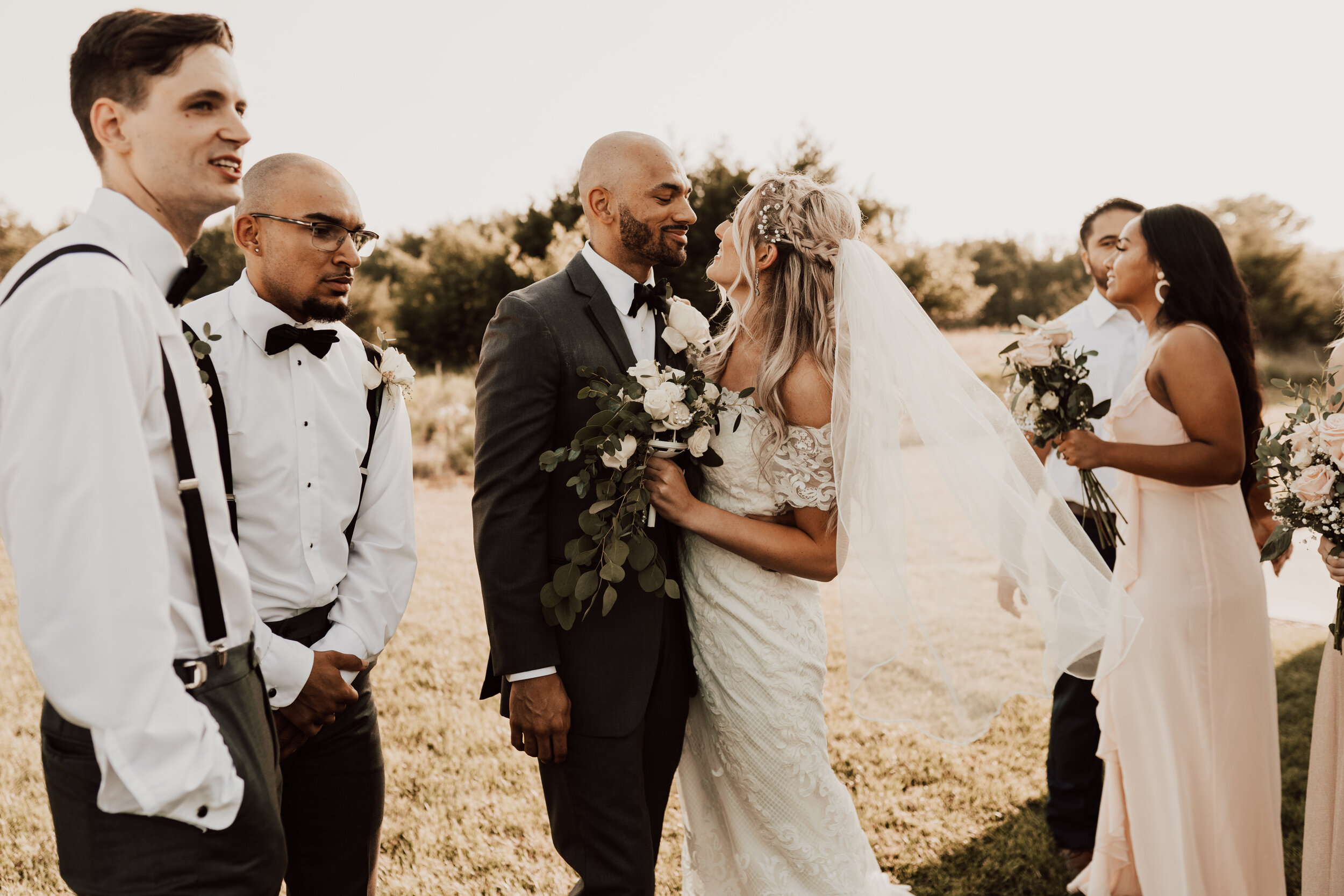 Hayley + Lorenzo - Summer White Chapel Wedding at Stone Hill Barn in Augusta, Kansas170.jpg