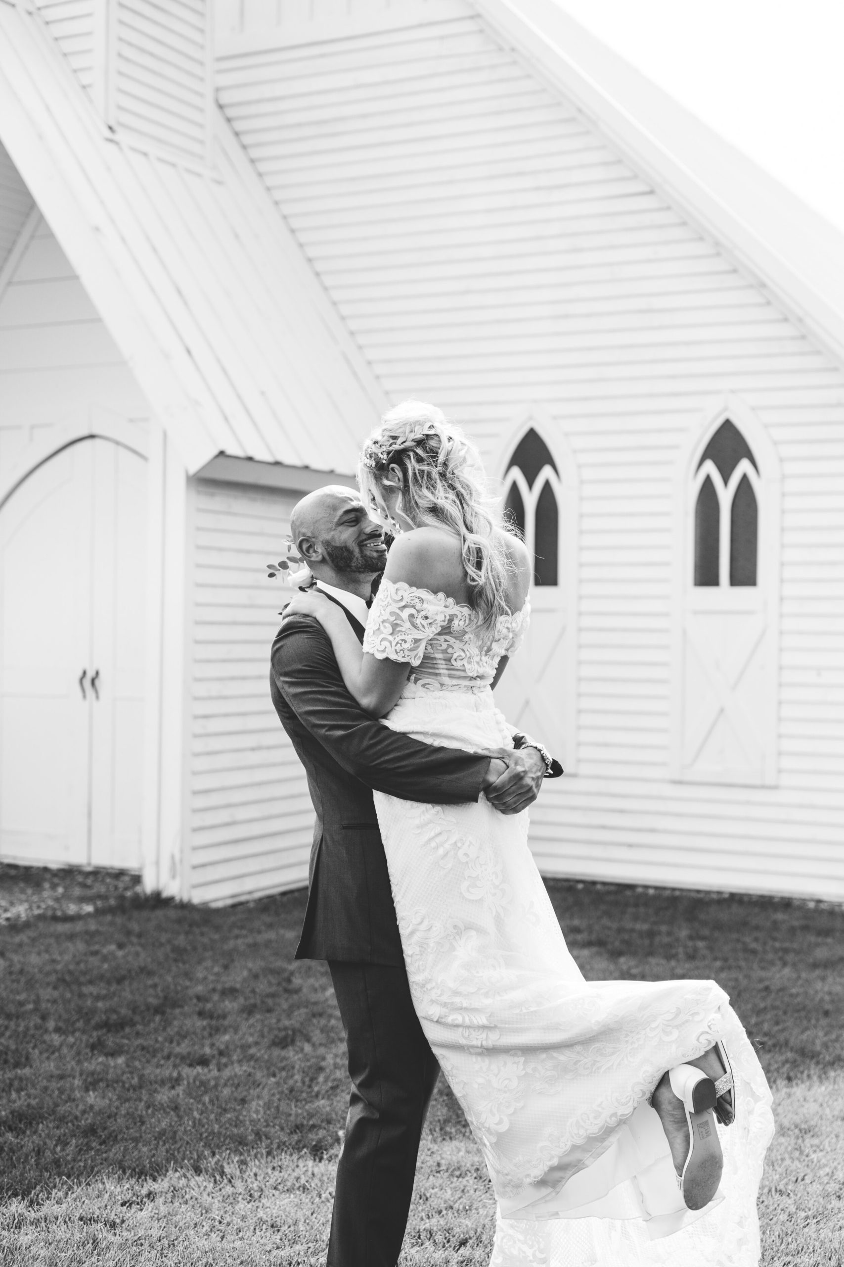 Hayley + Lorenzo - Summer White Chapel Wedding at Stone Hill Barn in Augusta, Kansas89.jpg